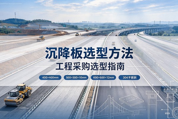 大方沉降板选择方法