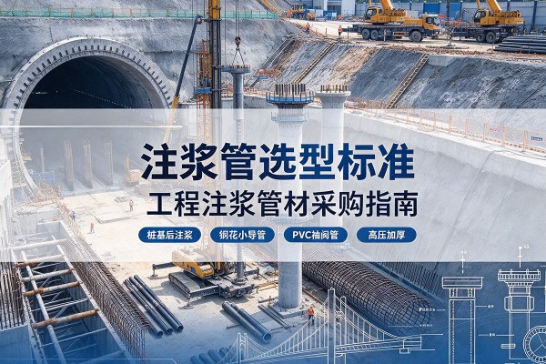 大方注浆管选型标准