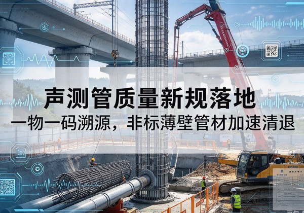 大方声测管质量新规落地，一物一码溯源，非标薄壁管材加速清退
