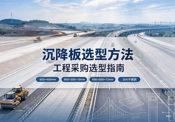 大方沉降板选择方法